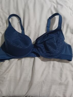 Cacique Deep Blue Underwire Molded Bra